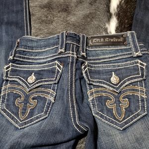 Rock Revival Debbie straight jeans size 25